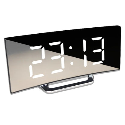 Rear-View Mirror Clock